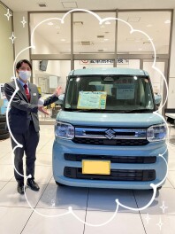 スペーシア在庫あります！週末はスズキアリーナ要店へ！